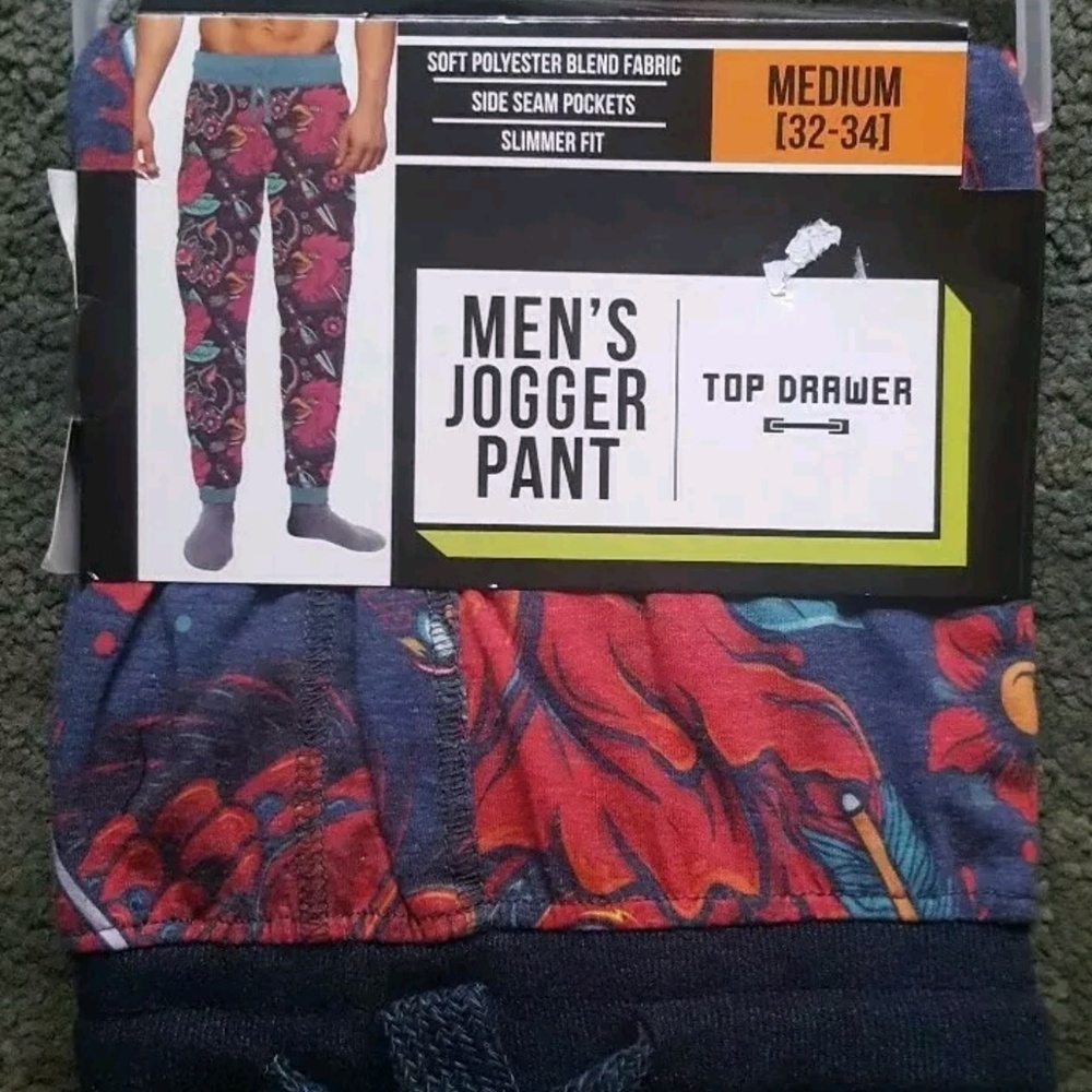 Top Drawer Men's Jogger Pants rooster print